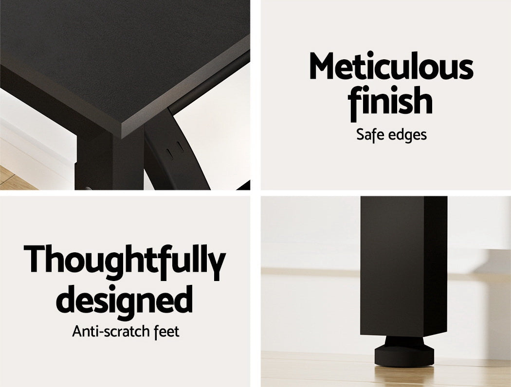 Artiss Computer Desk Foldable Black 80CM